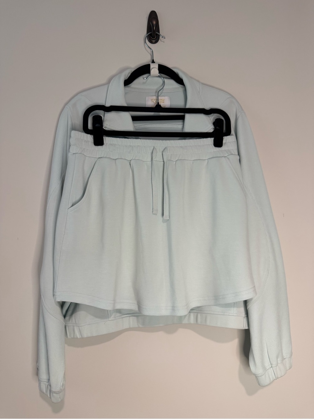 Simply Southern Light Blue Sweatshirt/Skort Set